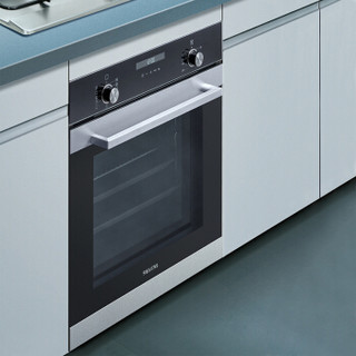 SIEMENS 西门子 7种加热模式 全腔自清洁 71升原装进口嵌入式烤箱 HB357GES0W（黑色）