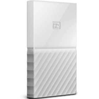 西部数据(WD)2TB USB3.0移动硬盘My Passport  2.5英寸 闪耀白(硬件加密 自动备份)WDBS4B0020BWT