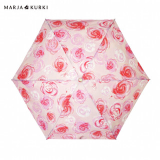 玛丽亚.古琦（MARJA KURKI）五折伞 超轻口袋系列晴雨两用小清新折叠太阳伞女 玫瑰之芳香 9DD255314 粉紅
