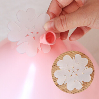 商品佳茉气球夹子单层梅花造型卡扣气球配件夹子50个