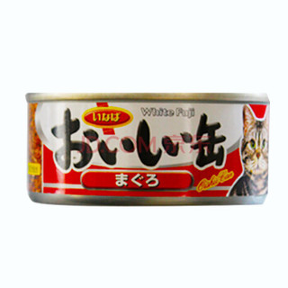 伊纳宝（INABA）宠物猫罐头猫零食 泰国原装进口湿粮猫粮 金枪鱼系列155g