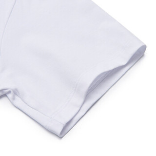 TRUSSARDI杜鲁萨迪 男士白色棉质字母LOGO圆领短袖T恤32T00056 1T000801 W001 XL码