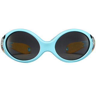 迪士尼（Disney）儿童偏光太阳镜男女童防炫目墨镜小孩防紫外线眼镜 60C5A蓝色