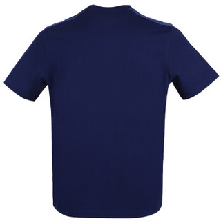 PRADA 普拉达 男士蓝色圆领短袖T恤 SJM979 710 F0021 S码