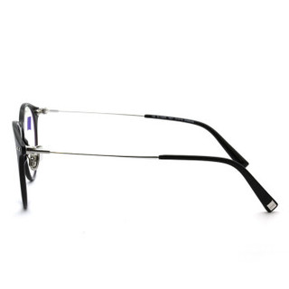 蔡司眼镜（Zeiss Eyewear）男女款 全框黑色镜框银色镜腿眼镜框眼镜架 ZS-70005-F921 51MM