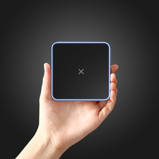 毕亚兹 无线充电器 苹果iPhoneXs Max/XR快速充电底座 支持安卓手机快充 三星S7/9/8小米mix2s通用 M21黑色