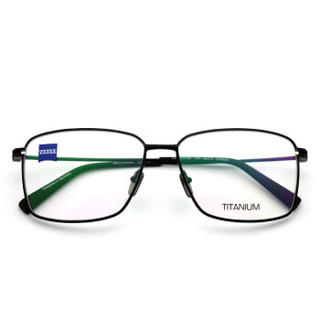 蔡司眼镜（Zeiss Eyewear）男女款 全框黑色镜框眼镜框眼镜架 ZS-85008-F090 58MM