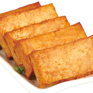 七味兰花豆腐干 素食小吃零食 泡面伴侣 香辣味厚豆干22g*10袋