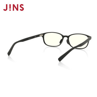 日本睛姿（JINS）防蓝光眼镜男女防电脑蓝光辐射平光镜防紫外线办公电竞护目镜TR90材质FPC17A002497亚光黑色