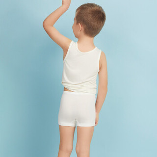 儿童内衣裤天使小裤莫代尔中腰平角内裤男童学生内衣 ak223v21白色170