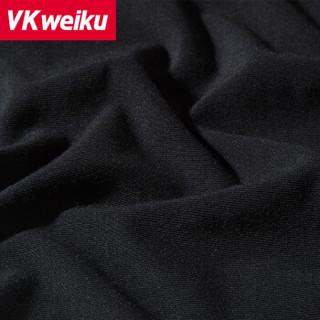 VKWEIKU 男士内裤男平角裤莫代尔超人款 黑+红+灰 L V013 (黑色、L、平角裤、莫代尔)