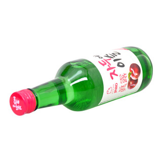 真露（JINRO）烧酒 韩国进口13°李子味 360ml*6瓶 连包