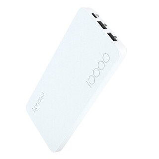 联想 Lenovo 10000毫安移动电源/充电宝 双向充电 小巧便携 白色 适用于安卓/苹果/手机/平板等