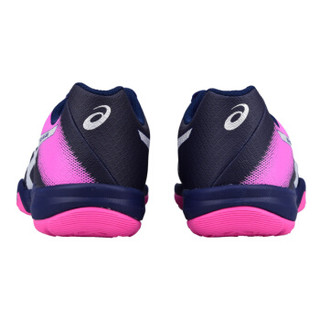 ASICS 亚瑟士 羽毛球运动鞋男款刀锋6 超轻透气减震专用训练鞋 R753N 粉蓝色 43.5
