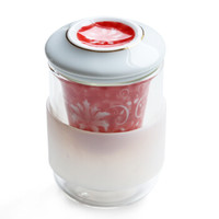 SUSHI CERAMICS 苏氏陶瓷 陶瓷玻璃杯 230ml 锦绣红