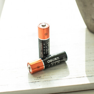 得力(deli) 5号电池  碱性干电池24粒装 适用于 儿童玩具/钟表/遥控器/电子秤/鼠标/电子门锁等 18503