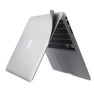 必优美（BUBM）苹果macbook笔记本保护膜Air/Retina/Pro带Touch Bar机身保护贴膜外壳膜贴纸 银色12英寸