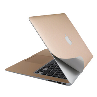 必优美（BUBM）苹果macbook笔记本保护膜Air/Retina/Pro带Touch Bar机身保护贴膜外壳膜 香槟金pro13.3英寸