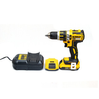 得伟（DEWALT）18V锂电充电式无刷磁浮冲击钻 2x2.0Ah电池套装 DCD795D2-A9