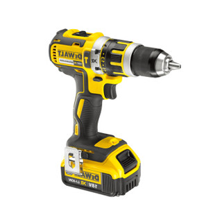 得伟（DEWALT）18V锂电充电式无刷磁浮冲击钻 2x2.0Ah电池套装 DCD795D2-A9