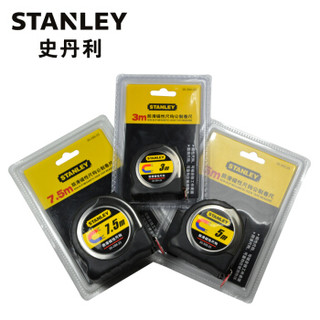 史丹利（Stanley）防滑磁性尺钩公制卷尺 5m 35-355-23