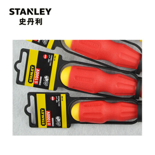 史丹利（Stanley）绝缘一字螺丝批 10.0x200mm 65-971-22（付款后5-10天发货）