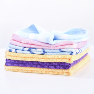 依明洁细纤维擦车巾 抹布通用 吸水不掉毛小方巾 款式颜色随机发货