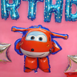 星心派对 超级飞侠生日派对气球套装 乐迪儿童生日满月百日宴周岁派对气球装饰布置用品 宝宝满月装饰品