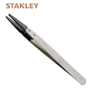 史丹利（Stanley）多功能专业镊子 宽头防静电镊子130mm 94-522-23