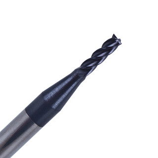 百事通（PRESTO）60度微粒进口钨钢铣刀CNC刀具合金涂层4刃立铣刀 刃径3.0mm 刃长8.0mm 柄径4mm 全长57mm