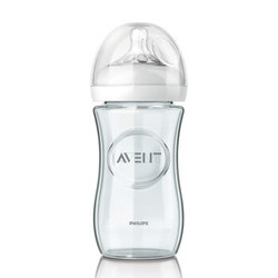 AVENT 新安怡 宽口径自然原玻璃奶瓶 240ml