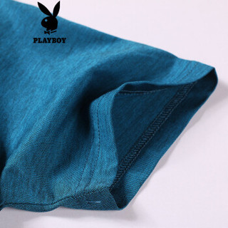 花花公子 PLAYBOY 短袖POLO衫时尚商务休闲T恤翻领POLO衫 DH01180623 玫瑰红 50/L/175