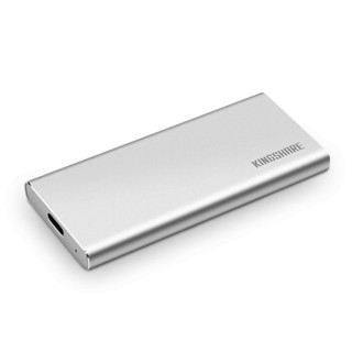 金胜（kingshare） 960G TYPE-C USB3.0 移动硬盘 固态（PSSD)S8 银色