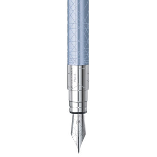 威迪文（WATERMAN）远景 珍珠蓝白夹钢笔/墨水笔