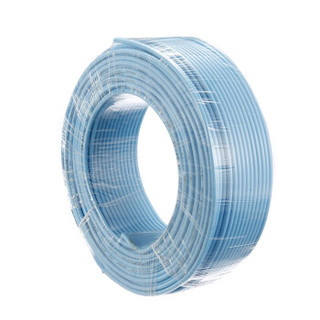金山（JINSHAN)国标单芯多股塑铜软线 电线 电缆BVR0.75平方 蓝200米/盘