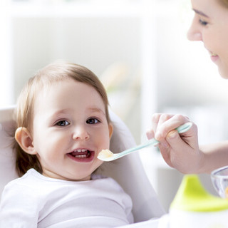 MillyMally 适用0-4岁宝宝硅胶辅食软勺 儿童辅食喂饭勺2只装 樱粉
