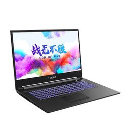 Hasee 神舟 战神G7M-CT7NK 17.3英寸游戏本（i7-9750H、16GB、256GB+1TB、GTX1650、72%色域）