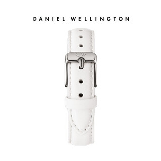 Daniel Wellington DanielWellington）DW原装表带12mm皮带银色针扣女款DW00200198（适用于28mm表盘系列）