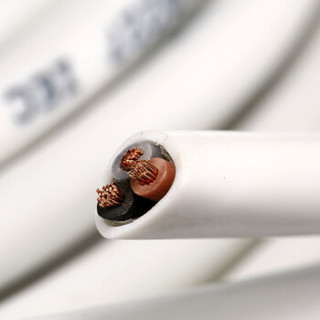 金山（JINSHAN)国标铜芯护套线 软护套线 电线 电缆 RVV4*2.5白100米/盘