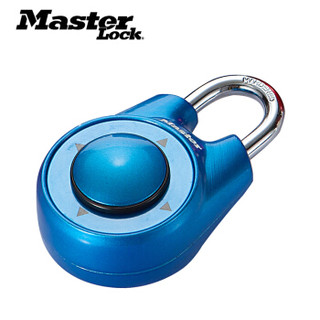 玛斯特（Master Lock）方向密码锁健身房储物柜密码挂锁1500ID 蓝色