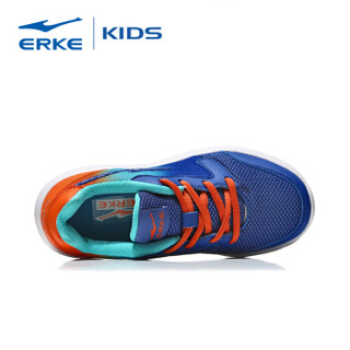 鸿星尔克（ERKE）童鞋男童运动鞋儿童休闲鞋渐变色大童跑鞋 63118303127 古蓝 36码