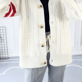 LAXJOY 朗悦 新款韩版毛衣学生外套 LWYC187471