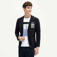 SEVEN 柒牌 西服男款商务休闲韩版帅气西装外套简约时尚个性上衣 112C18020