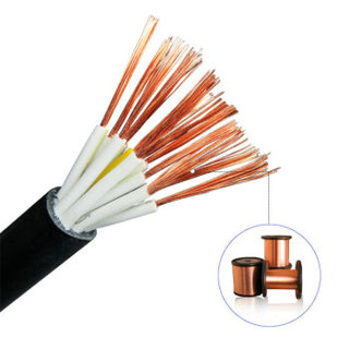 齐鲁（QILU）电线电缆 ZC-RVV2×6 国标铜芯（扁）100米