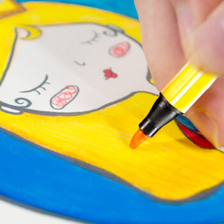 迪士尼（Disney）印章水彩笔36色可水洗六角彩色笔儿童学生绘画笔 苏菲亚 DM20717S