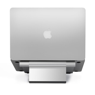 埃普（UP）AP-1L 笔记本支架 铝合金电脑散热器轻薄便携式折叠电脑架 Macbook桌面办公电脑支架15.6英寸 银色