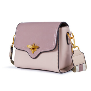 gloria 歌莉娅 单肩包女撞色潮韩版个性锁扣斜挎小包时尚女包g1829614