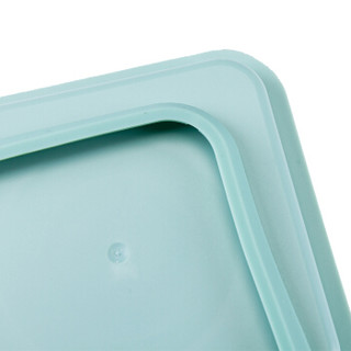 Neoflam 塑料保鲜盒 冰箱收纳盒干果食品罐密封罐谷物杂粮盒储物罐盖子旋转锁扣式Tritan-SS-S1.4-G绿色盖子