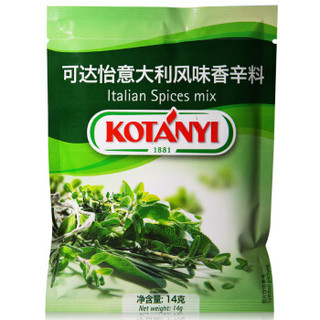 KOTANY 可达怡 1133838076 可达怡意大利风味香辛料 14g