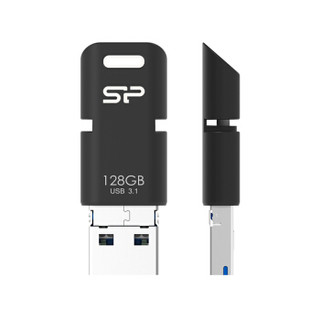 广颖电通（Silicon Power）64GB Type-C micro-USB USB3.1 安卓U盘 Mobile C50 三接口设计 手机电脑两用